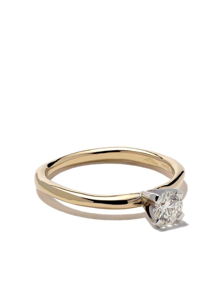 Wouters & Hendrix Gold 18kt Yellow And White Gold Diamond Ring -