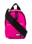 Msgm Logo Plaque Backpack - Pink