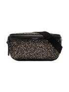 Saint Laurent Black Glitter Belt Bag