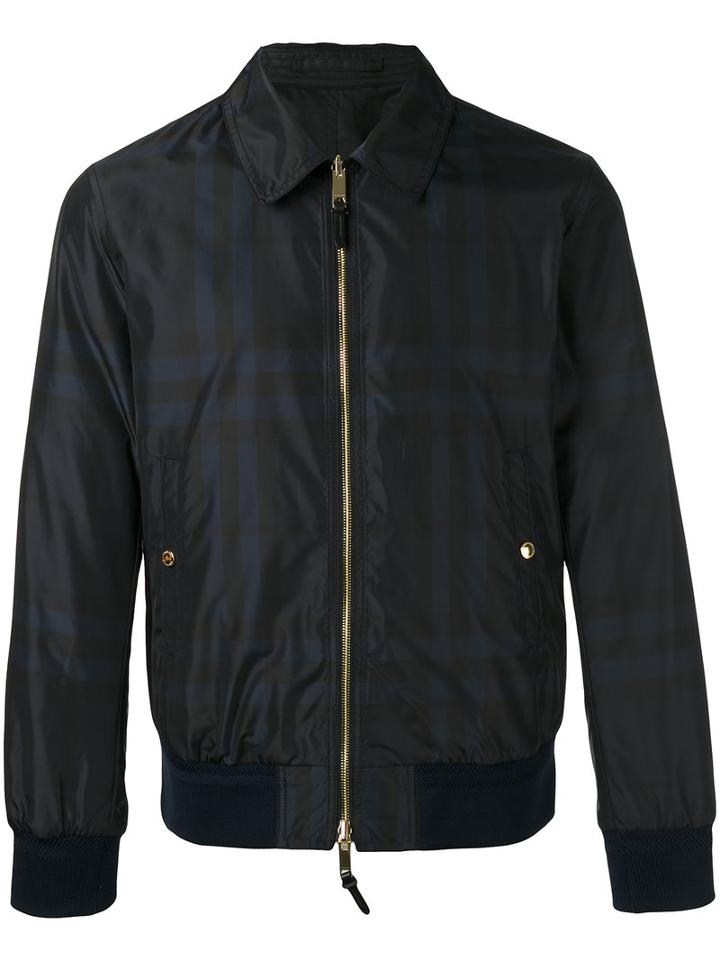 Burberry Carlford Reversible Jacket, Men's, Size: 48, Black, Polyester/cotton/polyamide