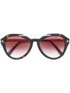 Tom Ford Eyewear Lisa 02 Sunglasses - Brown