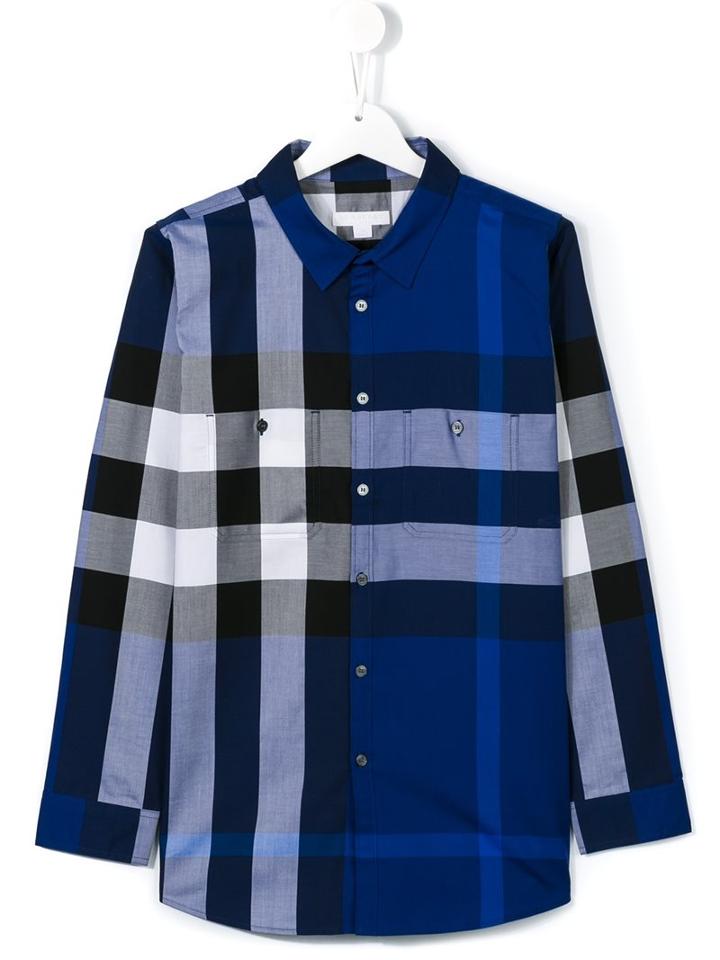 Burberry Kids Plaid Shirt