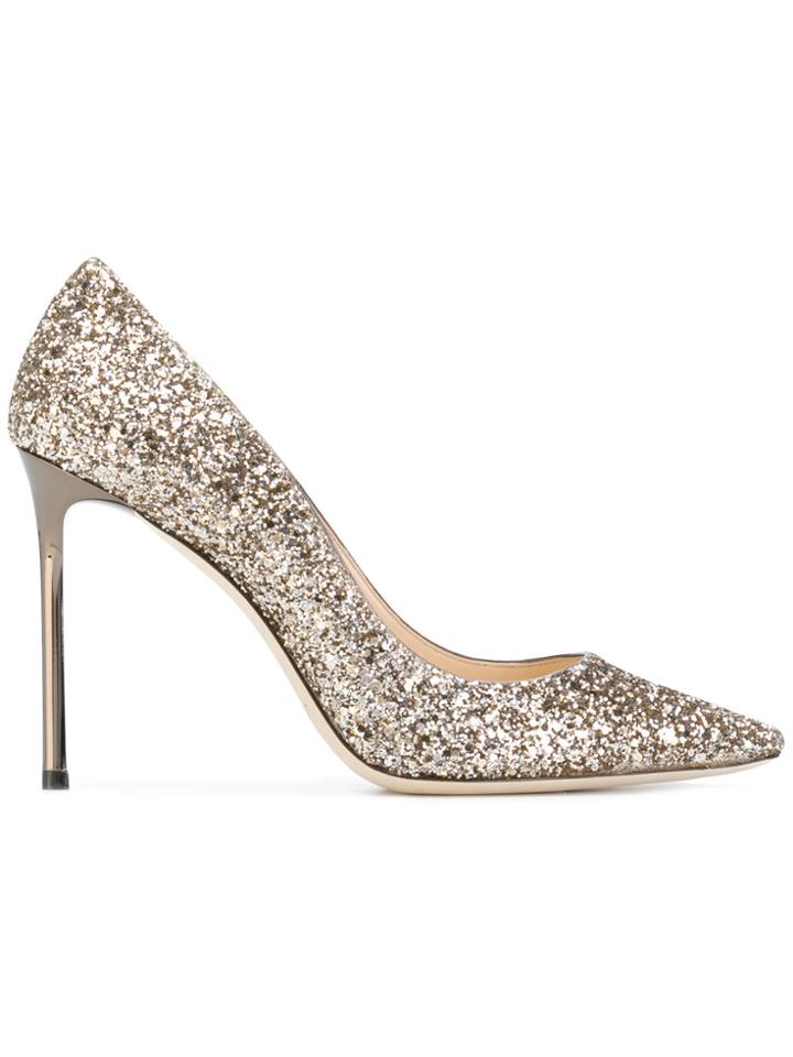 Jimmy Choo Romy Pumps - Metallic