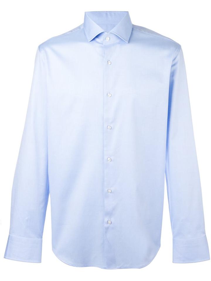 Boss Hugo Boss Classic Button Down Shirt, Men's, Size: 42, Blue, Cotton