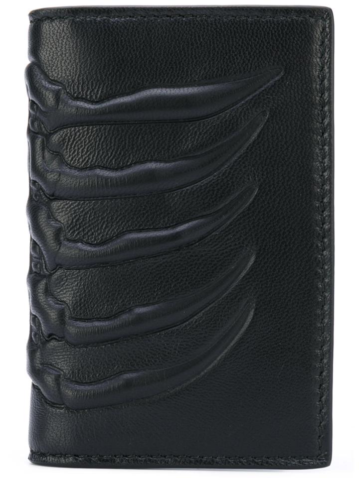 Alexander Mcqueen Textured Wallet - Black