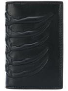 Alexander Mcqueen Textured Wallet - Black