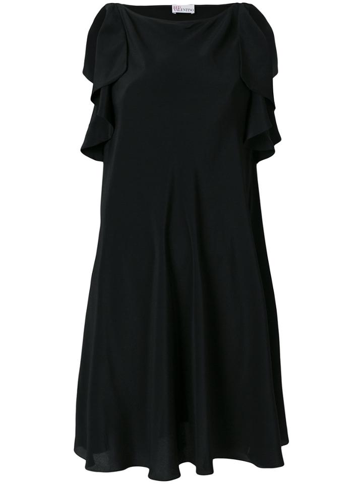 Red Valentino Ruffle Trimmed Jumpsuit - Black