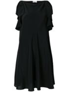 Red Valentino Ruffle Trimmed Jumpsuit - Black