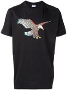 Sss World Corp Eagle Print T-shirt - Black