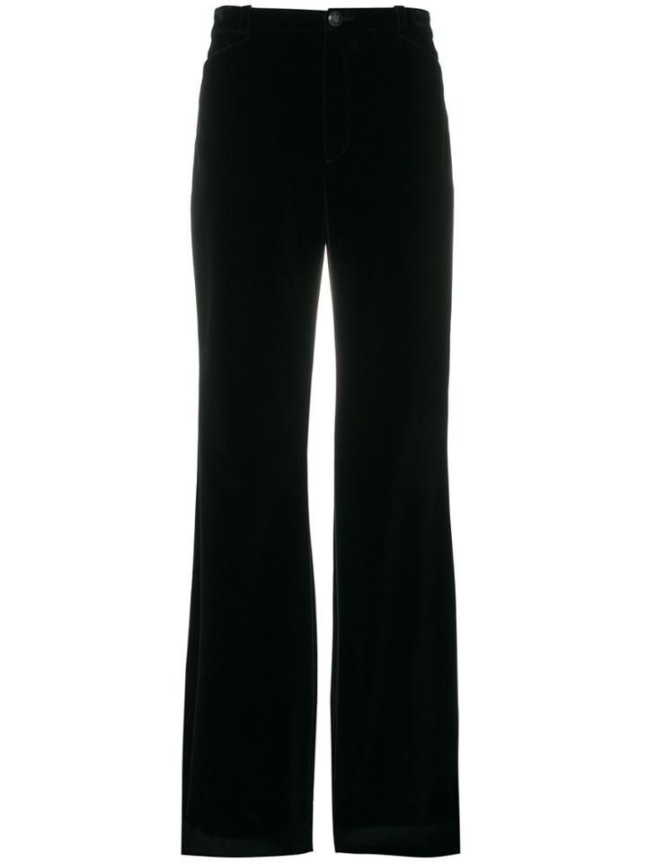 Lanvin Long Boot Cut Trousers - Black