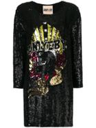 Aniye By Sequin Embellished Mini Dress - Black