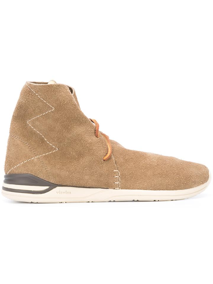 Visvim Huron Moc Hi-folk Sneakers - Nude & Neutrals