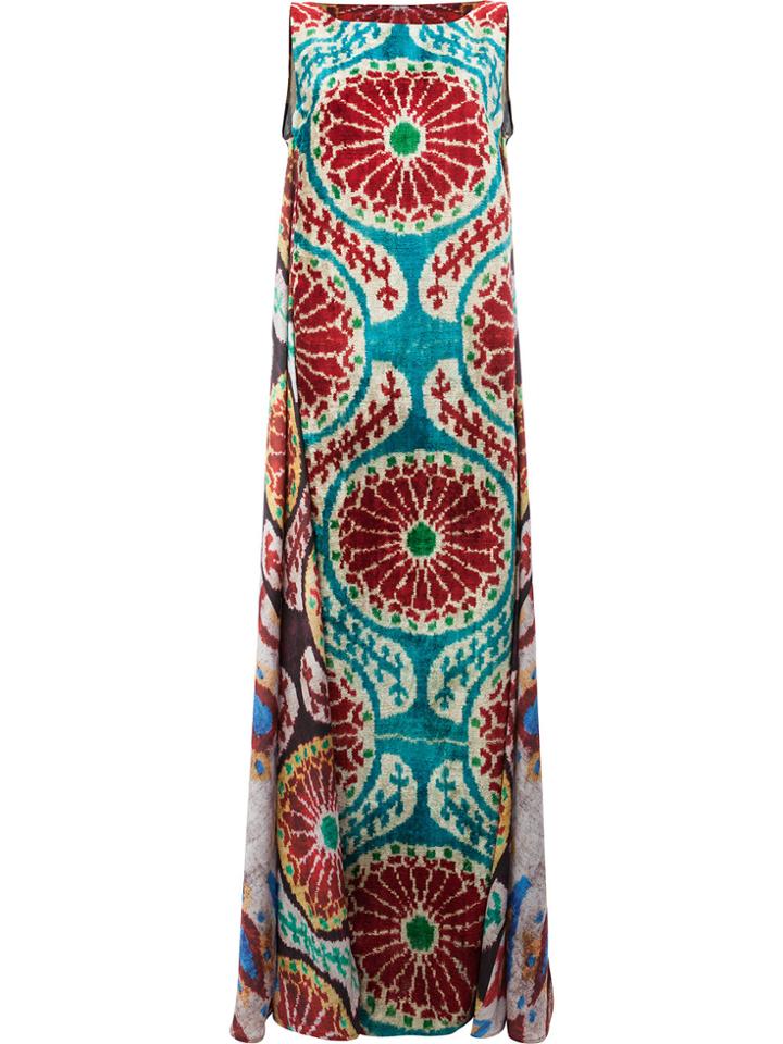 Afroditi Hera Patterned Maxi Dress - Multicolour