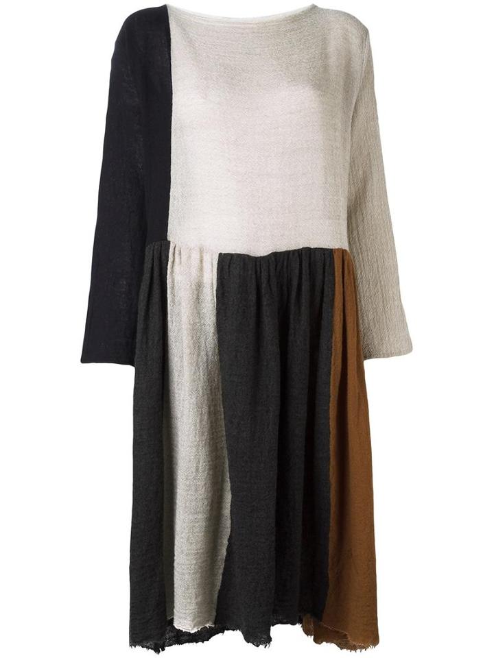 Aodress Bicolour Dress, Women's, Wool