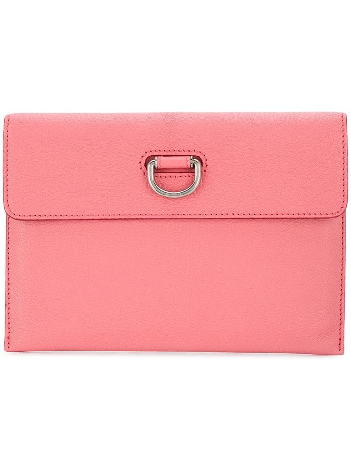 Burberry D-ring Clutch Bag - Pink