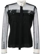 Lanvin Contrasted Collar And Cuff Shirt