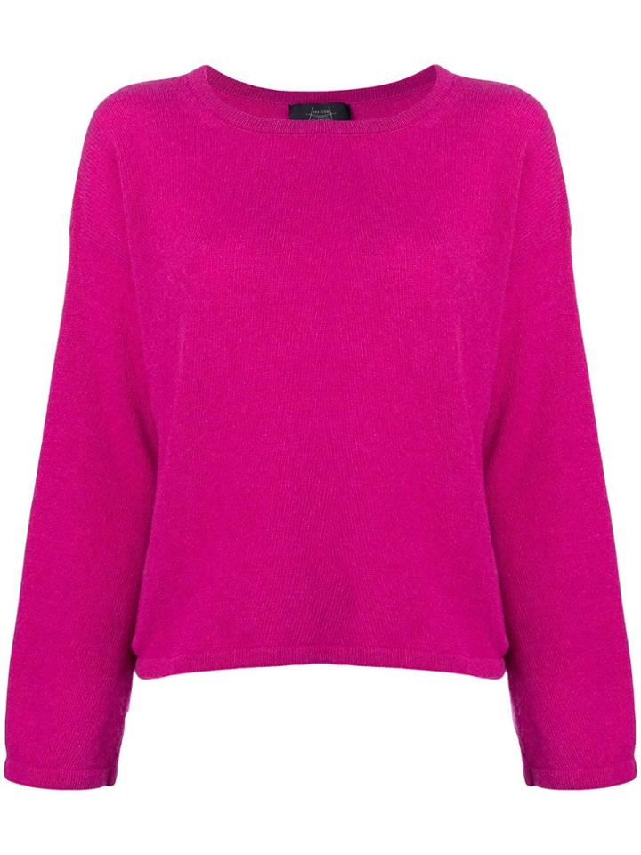 Maison Flaneur Basic Jumper - Pink & Purple