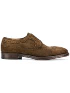 Alberto Fasciani Classic Suede Brogues - Nude & Neutrals