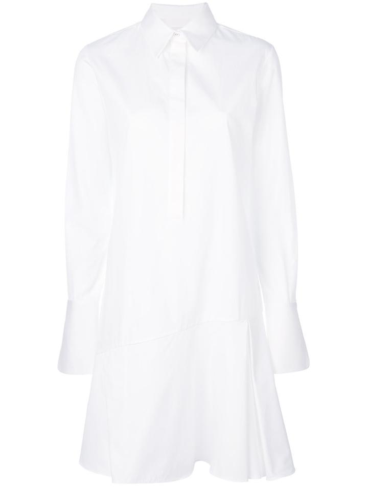 Victoria Victoria Beckham - Shirt Dress - Women - Cotton - 12, White, Cotton