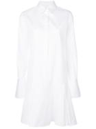 Victoria Victoria Beckham - Shirt Dress - Women - Cotton - 12, White, Cotton