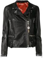 S.w.o.r.d 6.6.44 Leather Biker Jacket - Black