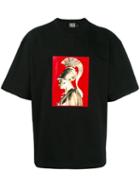 Fausto Puglisi Statue Print T-shirt, Men's, Size: 48, Black, Cotton