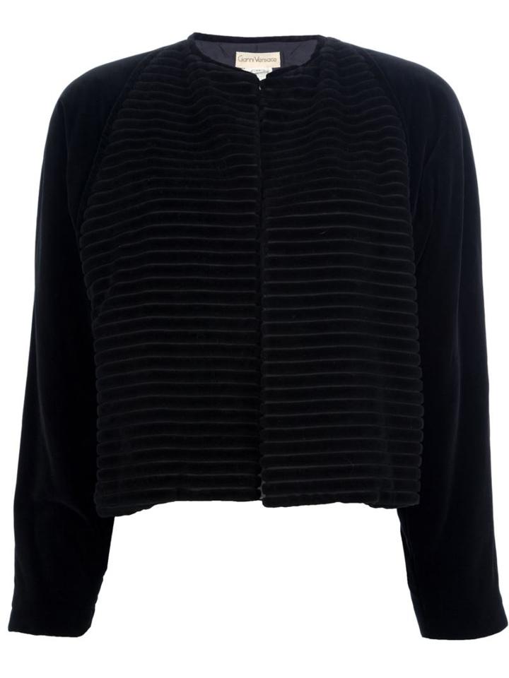 Versace Vintage Cropped Velvet Jacket
