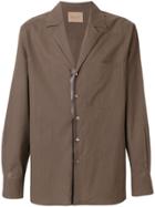 Federico Curradi Oversized Chest Pocket Shirt - Brown