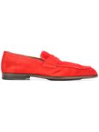 Doucal's Penny Loafers - Red