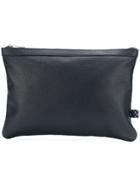 Fefè Classic Zipped Clutch - Blue