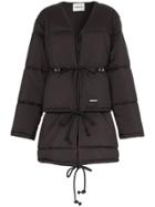 Ambush Rescue Vest V-neck Layered Puffer Jacket - Black