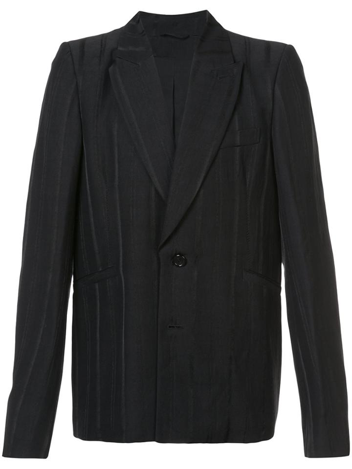 Ann Demeulemeester Pinstripe Blazer - Black