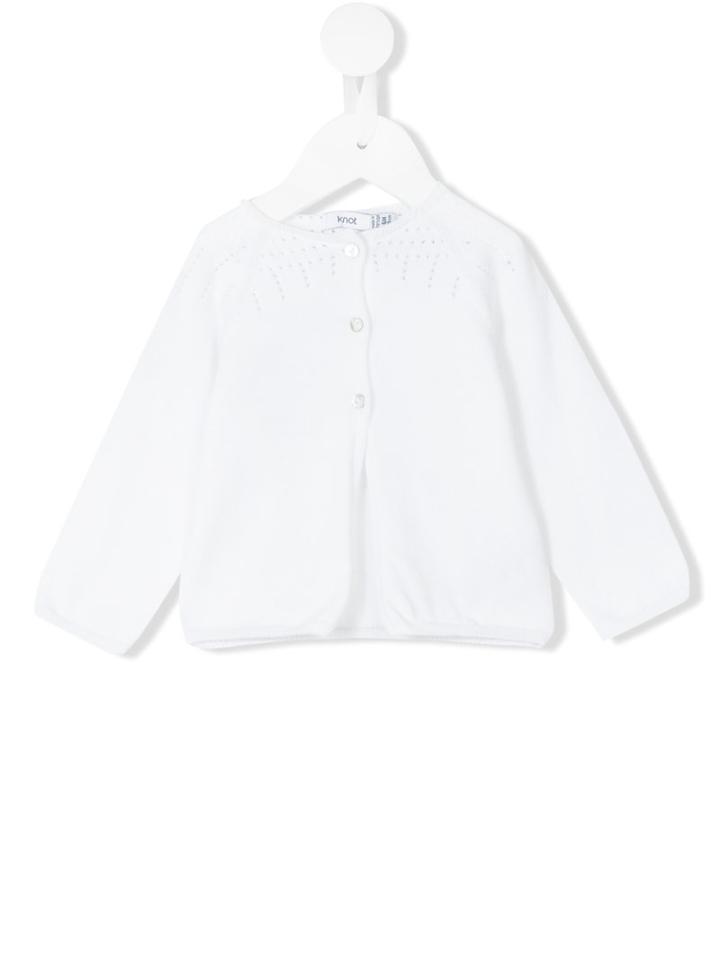 Knot - Ajours Cardigan - Kids - Cotton - 9 Mth, White