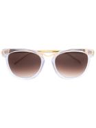 Thierry Lasry Square Frame Sunglasses - Metallic