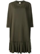 Semicouture Frill Hem Dress - Green