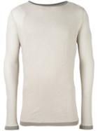 Water Crew Neck Sweater, Adult Unisex, Size: Small, Grey, Cotton