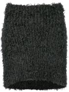 Eckhaus Latta Knitted Mini Skirt - Grey
