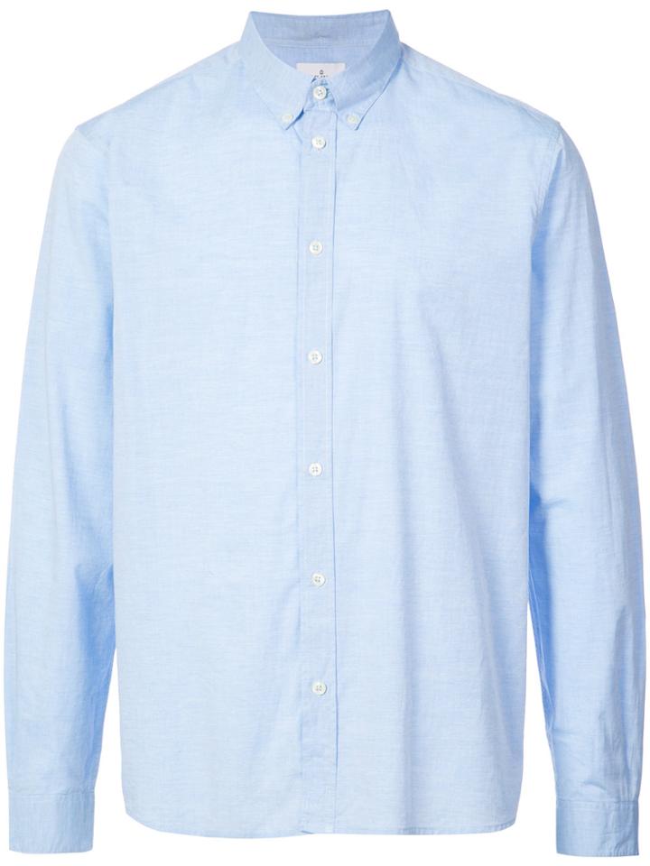 Cuisse De Grenouille Enjoli Button Down Shirt - Blue