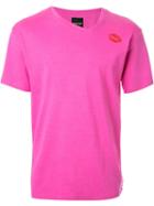 Dresscamp Chest Print T-shirt, Adult Unisex, Size: Xs, Pink/purple, Cotton