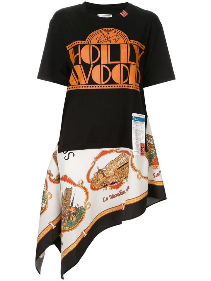 Maison Mihara Yasuhiro Multi-panel Asymmetric T-shirt - Black