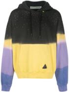 Off-white Ombré Effect Hoodie - Yellow
