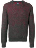Woolrich Flecked Rib Knit Sweater - Grey