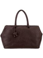 Bottega Veneta Woven Bag, Women's, Brown, Leather