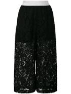 I'm Isola Marras Cropped Lace Trousers - Black