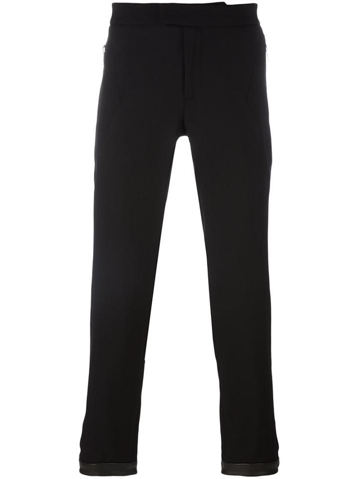 Les Hommes Side Zip Tapered Trousers