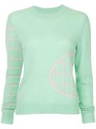 Onefifteen Embroidered Knit Sweater - Green