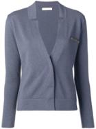 Fabiana Filippi Embellished Fitted Cardigan - Blue