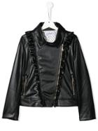 Simonetta Teen Biker Jacket - Black