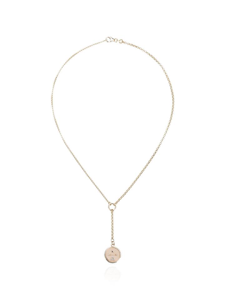Foundrae Dream Baby Medallion Necklace - Metallic