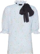 Miu Miu Daisy Print Blouse - Blue
